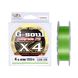 Шнур YGK G-Soul X8 Upgrade 200m #1.0/22lb ц:салатовый (Шнур) 5545.00.46 фото 1