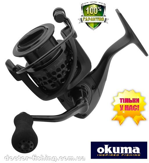 Котушка Okuma Custom Black Feeder CLX-55F 7+1BB 1353.14.92 фото