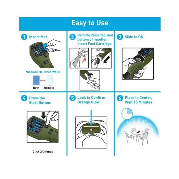 Thermacell MR-350 Portable Mosquito Repeller (olive) Новинка 2022  1200.05.88 фото