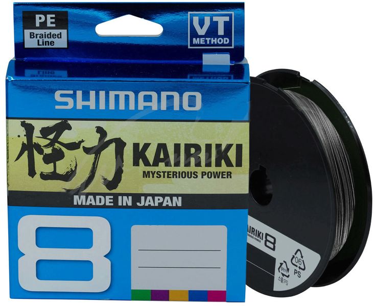 Шнур Shimano Kairiki 8 PE 150m 0.19mm 12.0kg 2266.97.12 фото