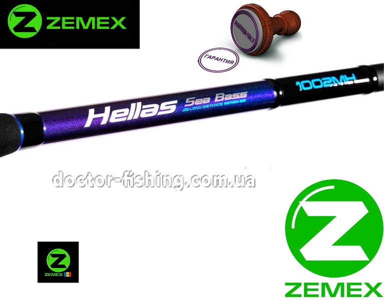 Спиннинговое удилище Zemex Hellas 1063H 3.20м 12-42г 8,80607E+13 фото