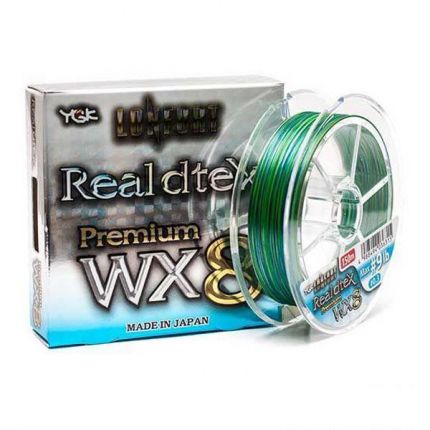 Шнур YGK Lonfort Real DTex X8 150m #0.5/14lb голубой/зеленый/белый 5545.01.02 фото