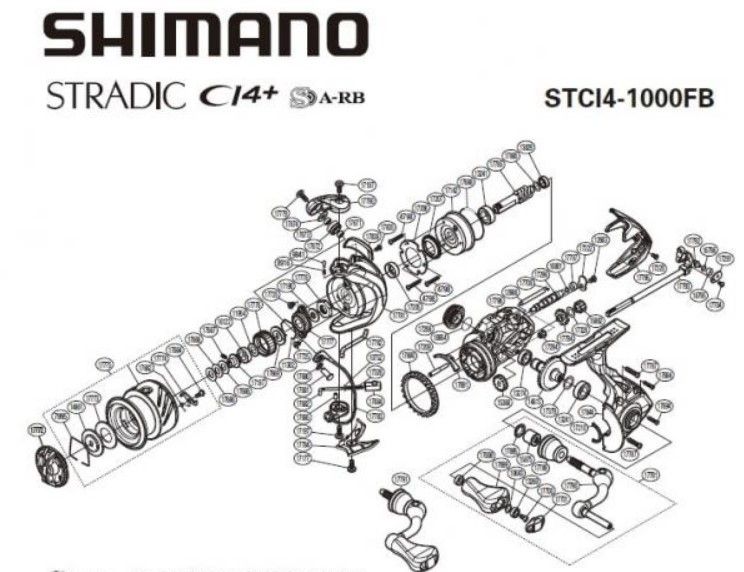Катушка Shimano Stradic CI4+ 4000 FB 6+1BB 2266.70.56 фото