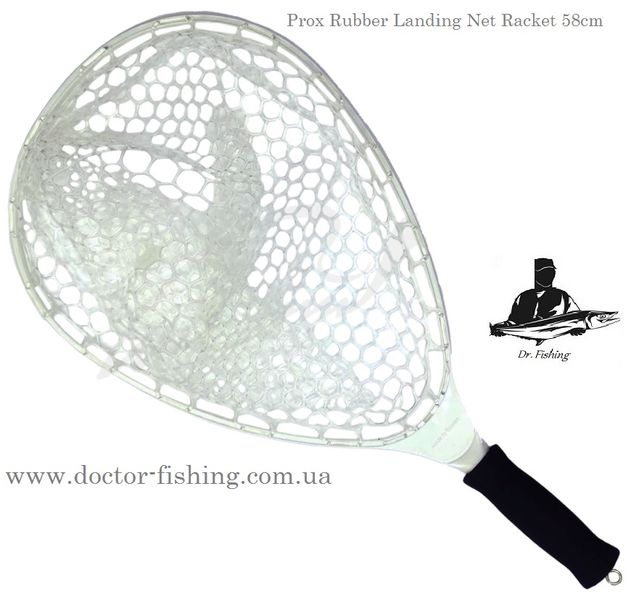 Подсак Prox Rubber Landing Net Racket 58cm (Подсак для рыбалки) 1850.01.84 фото