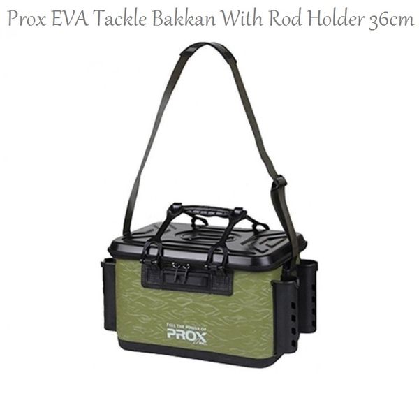 Сумка Prox EVA Tackle Bakkan With Rod Holder 36cm ц:army green () 1850.01.77 фото