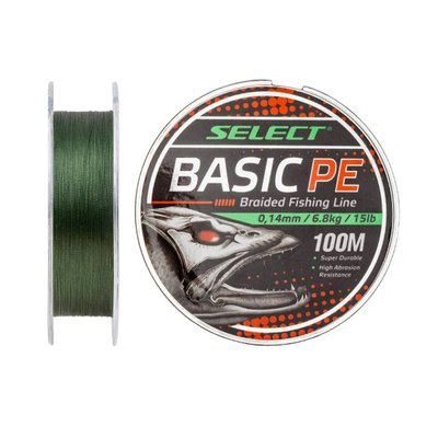 Шнур Select Basic PE 100m 0.06mm 6lb/3kg 1870.27.58 фото