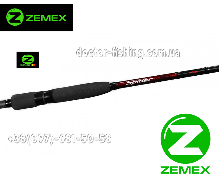 Спиннинговое удилище Zemex Spider Z-10 702XUL 2.13м 0.3-5г 8,80607E+12 фото