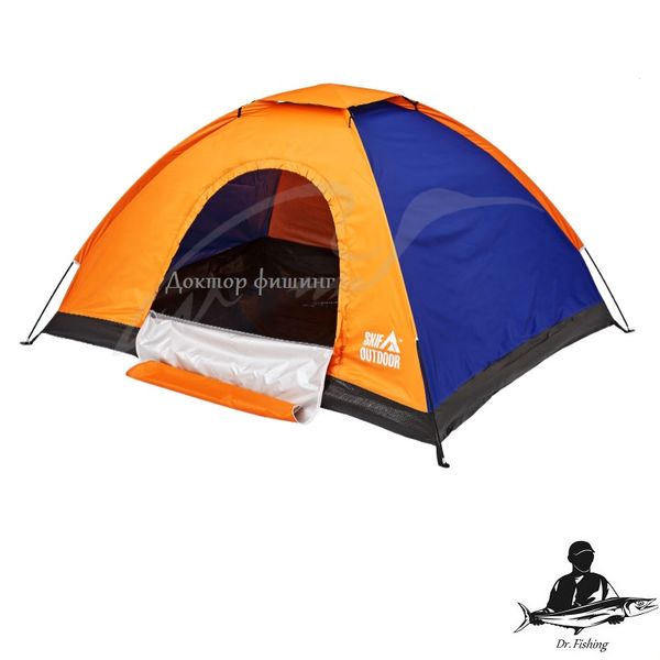 Палатка автоматическая Skif Outdoor Adventure I, 200x200 cm ц:orange-blue () 389.00.86 фото