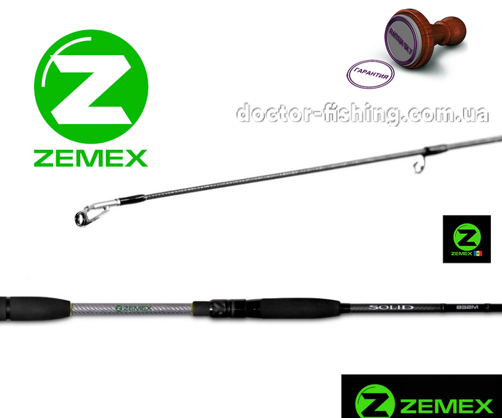 Спиннинговое удилище Zemex Solid 862MH 2.59м 7-28г 8,80607E+12 фото