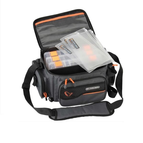 Сумка Savage Gear System Box Bag M 3 boxes & PP Bags (20x40x29cm) () 1854.10.65 фото