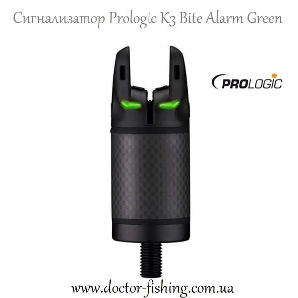 Сигнализатор карповый Prologic K3 Bite Alarm Green 1846.13.78 фото