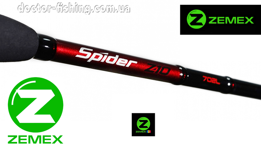 Спиннинг Zemex Spider Z-10 802H 2.44m 8-42g 8,80607E+12 фото