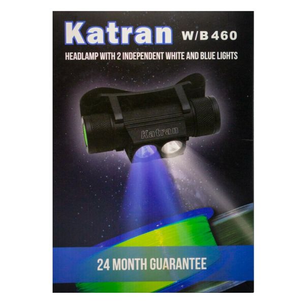 Фонарик налобный KATRAN W/B 460 HEAD LAMP - 28 часов работы K214257 фото