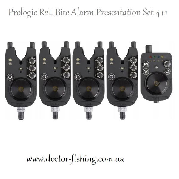 Сигнализатор Prologic R2L Bite Alarm Presentation Set 4+1 1846.09.81 фото