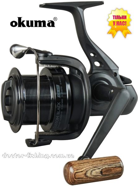 Катушка Okuma Custom 6000 Black CB-60 3+1bb (Карповая катушка) 1353.14.72 фото